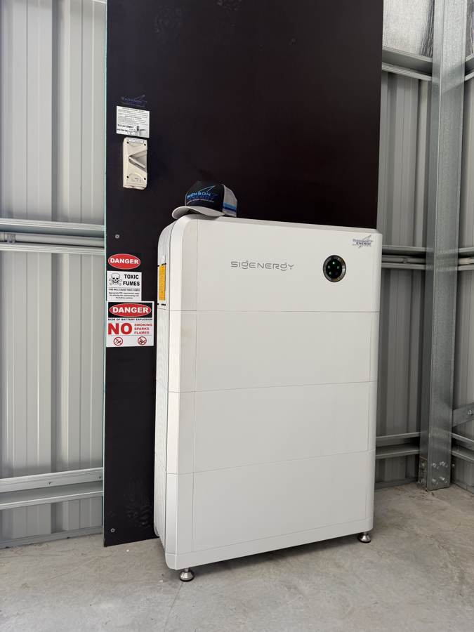 Sigenergy 27kWh battery retrofit