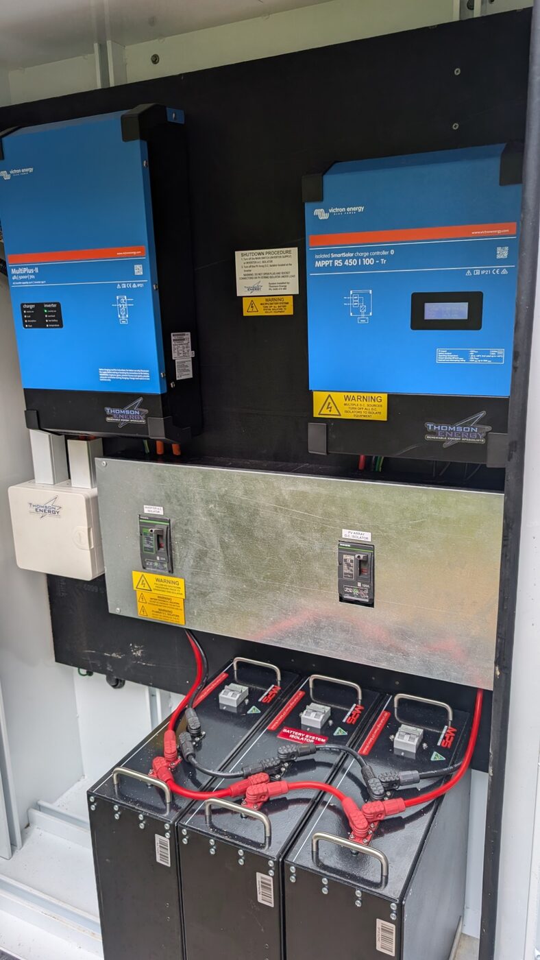 Off-grid Victron system for a weekender